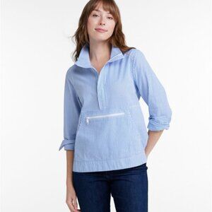 Women's Vacationland Seersucker Anorak xl